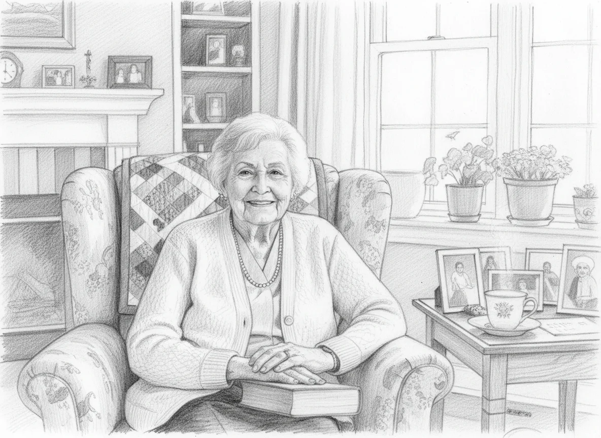 After: sketched drawing — Portrait to pencil sketch